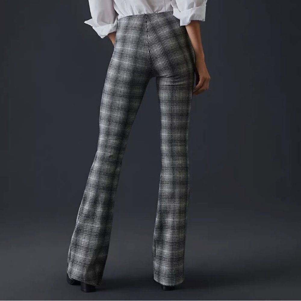 Anthropologie Maeve Plaid Bootcut Pants Small